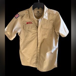 Boy Scouts of America Uniform/Shirt Youth XL Khaki